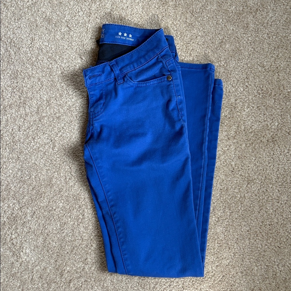 Celebrity Pink Jeans | Low Rise Skinny | Cobalt